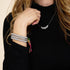 Cristal blanc d'hiver | Argent x Spectre | Bracelet Kikiballa